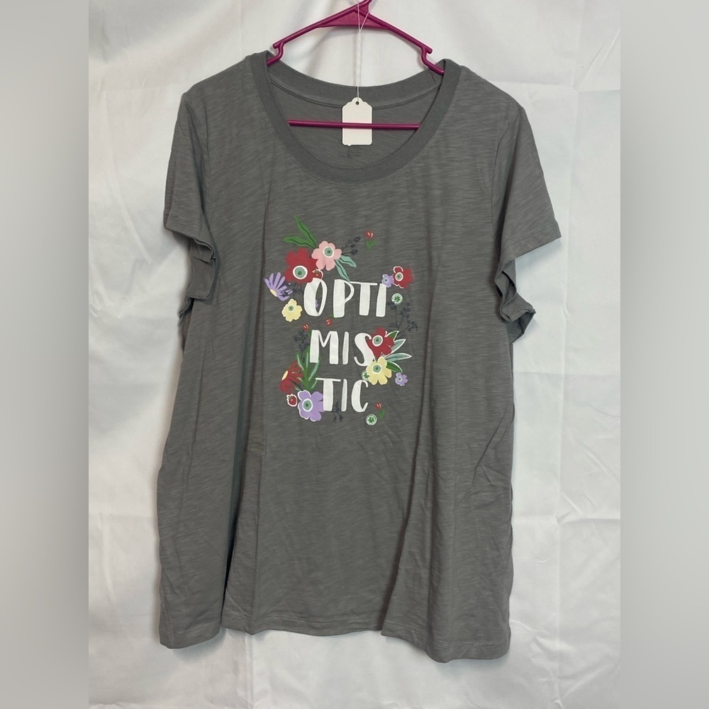 HUE size XL optimistic shirt
